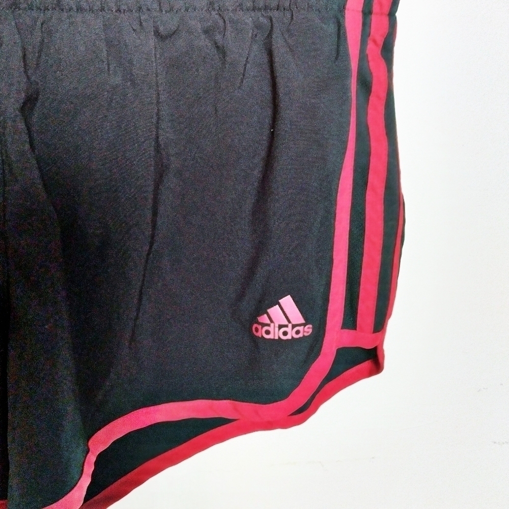 Adidas Women's Climalite Aktiv Athletic Black and Red Shorts Size Small - Picture 4 of 8